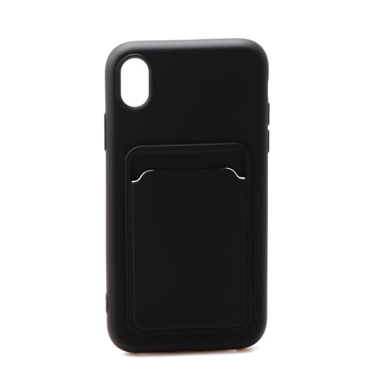 IPhone XR 6.1 Silicone TPU Card Slot Case