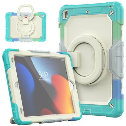 iPad 9.7 2017 Tough Guardian Robot Shockproof Case (colorful)