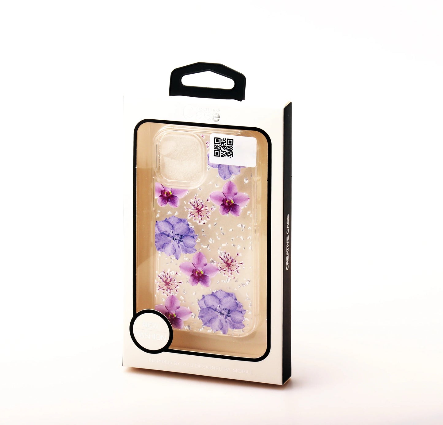 iPhone 13 Pro Max 6.7 Clear Flower Back Case