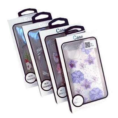 iPhone 14 Pro 6.1 Clear Flower Back Case