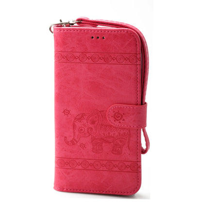 iPhone 12 Mini 5.4 Book Case Embossed Elephant