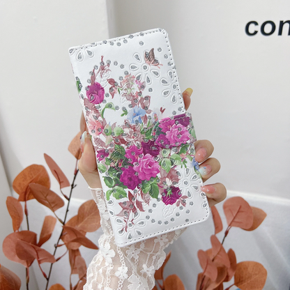 iPhone 13 Mini 5.4 Book Case Diamond Pattern Case